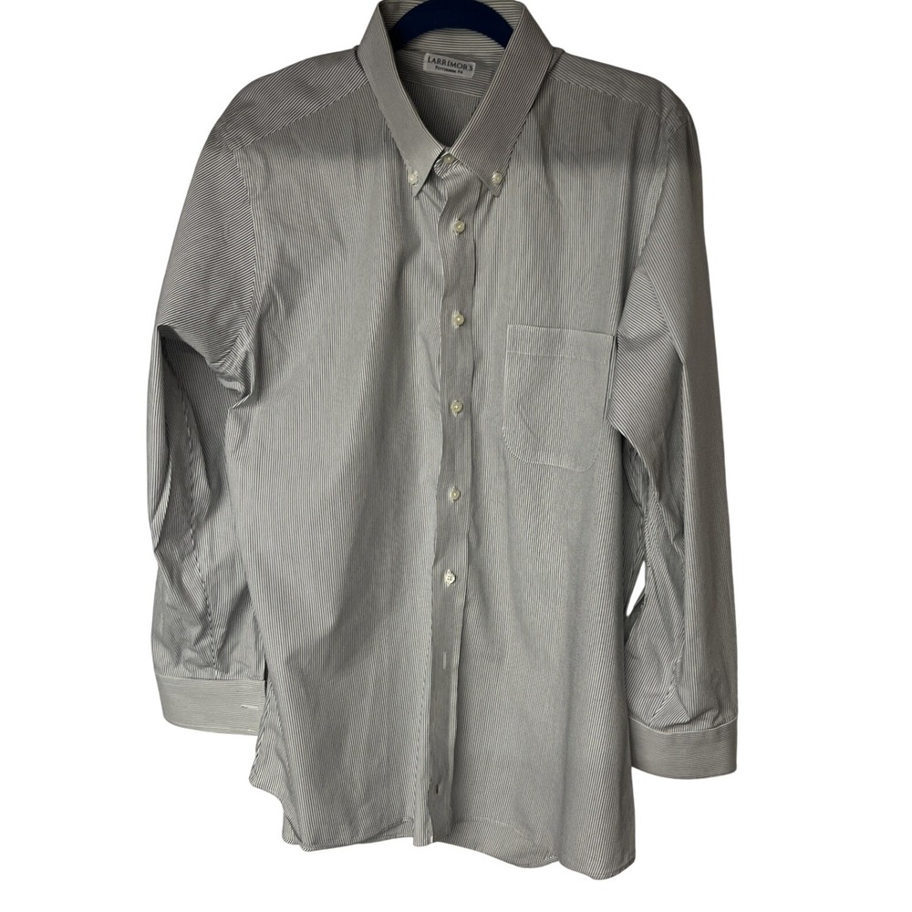 Larrimor's Pittsburgh PA Custom Made  Dress Shirt Men's Made USA French Cuff